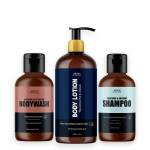 Bodylotion mbodywash shampoo
