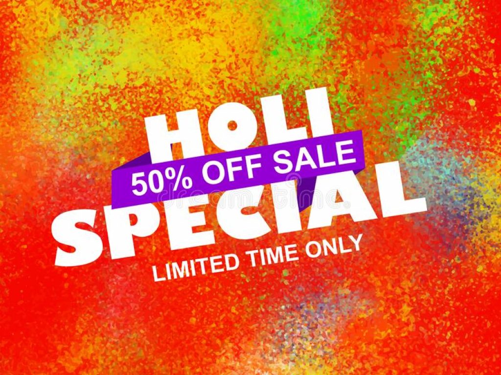 Holi Offers