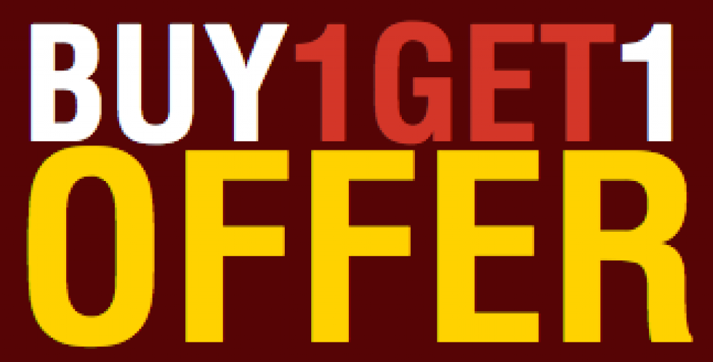 buy 1 get 1 free offers