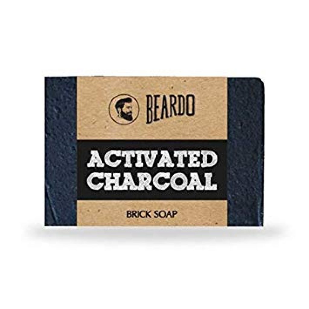 beardo activated charcoal soap for men  - Best Soaps For Men in India for healthy skin