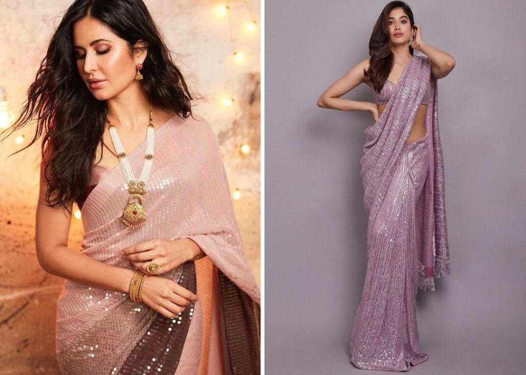 Manish Malhotra Sequin Sarees Cost