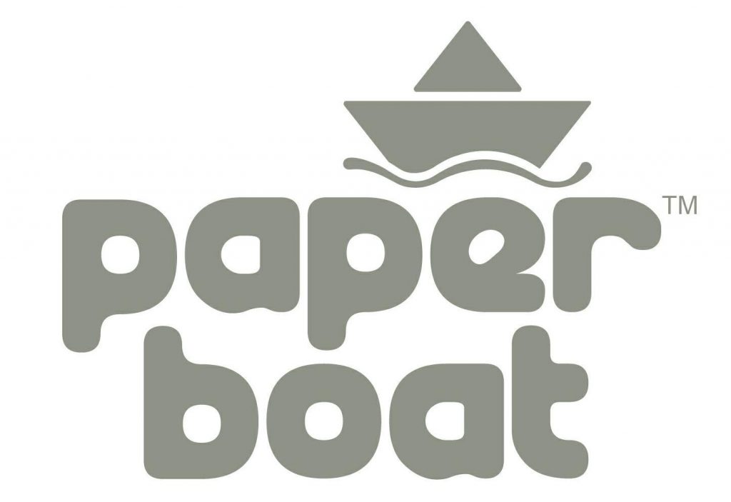 Paper Boat Food Logo