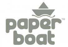 Paper Boat Food Logo