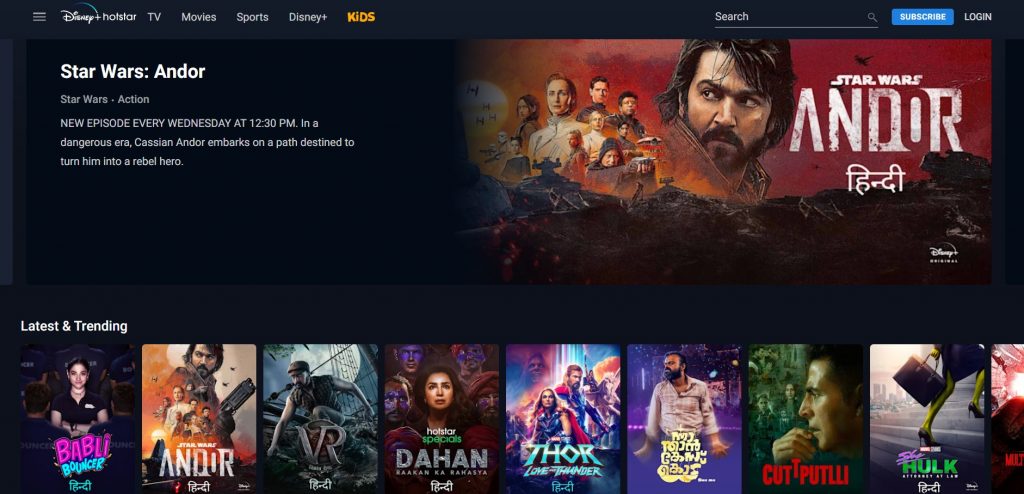 hotstar best OTT platforms in India