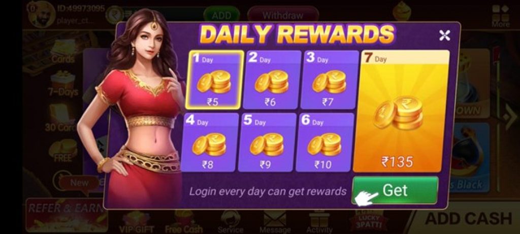 Teen Patti Master Bonus Rewards