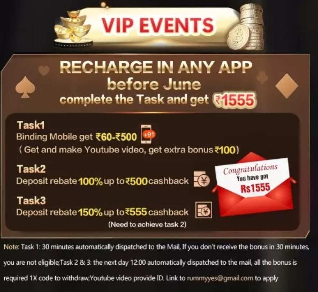 Rummy Yes App Vip Events