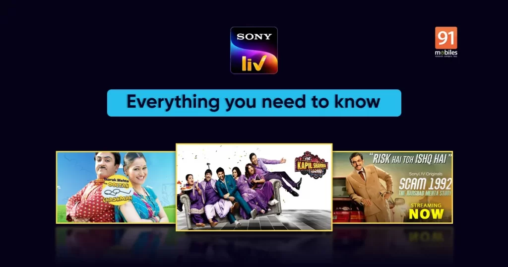 sonyliv best OTT platforms in India