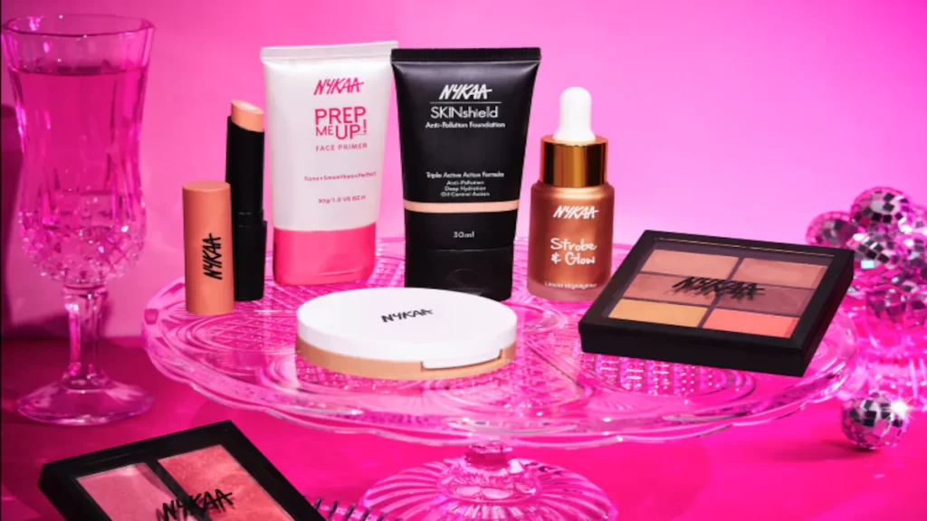 Nykaa Fashion Online Shopping lipstick and makeup products.