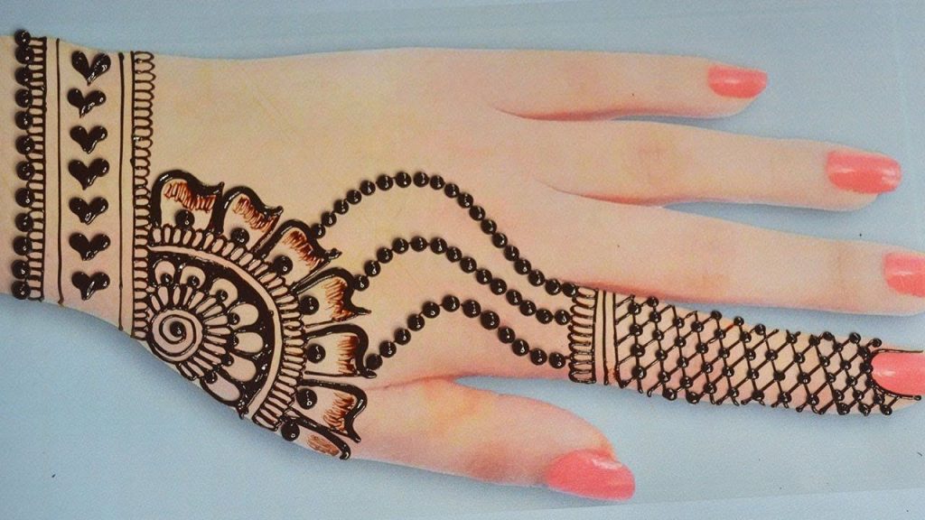 Single Finger Mehndi Design | Latest Easy And Simple Mehndi Design | Mehandi ki Design