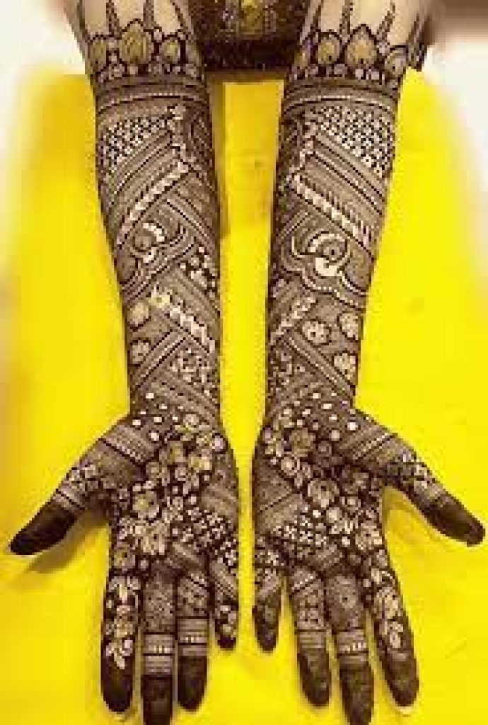 Dark Full Front Hand Mehndi Design | Latest Easy And Simple Mehndi Design | Mehandi ki Design