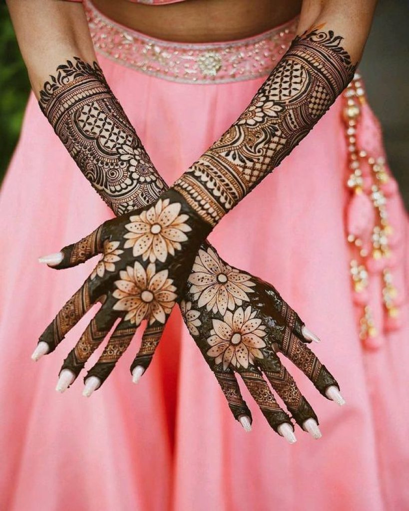 Full Dark Back Hand Mehndi Design | Latest Easy And Simple Mehndi Design | Mehandi ki Design