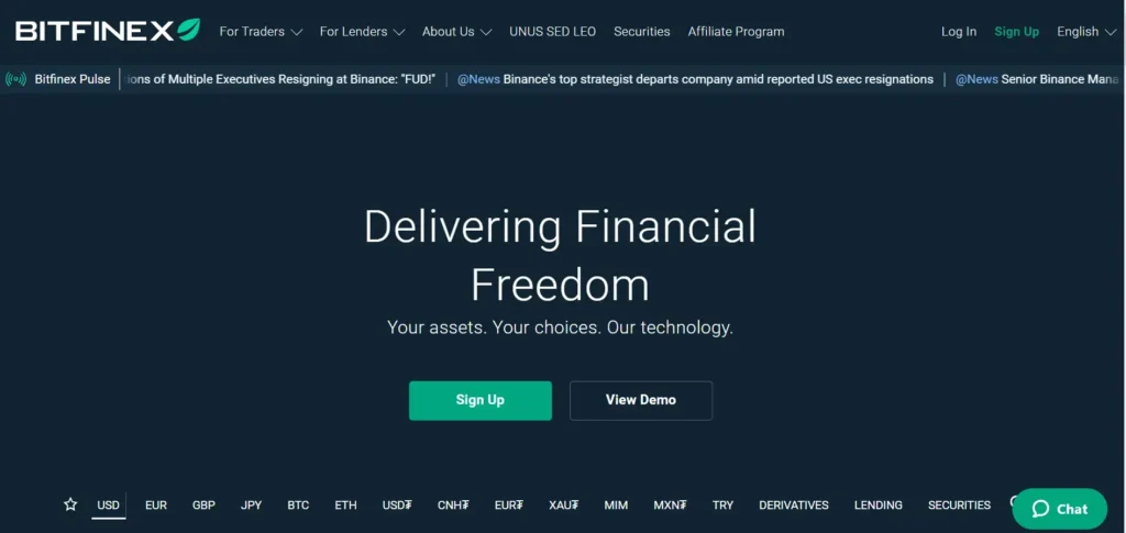 bitfinex cryptocurrency exchanges