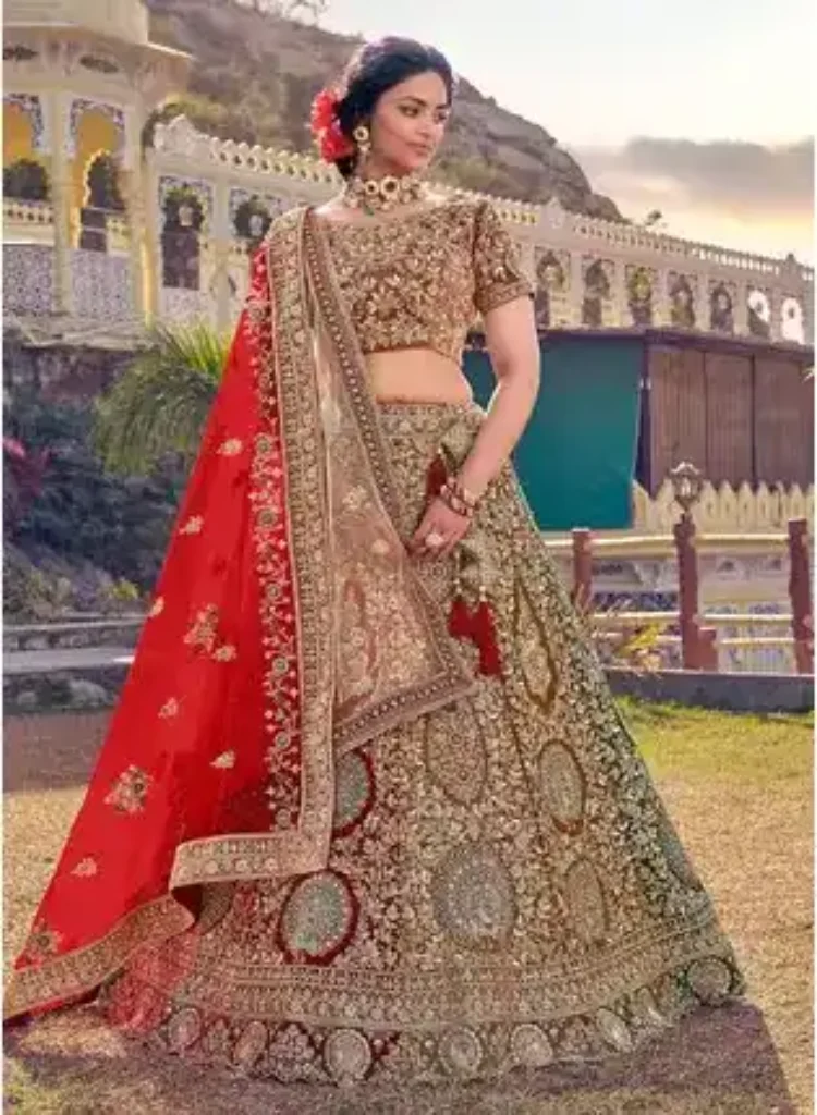 bridal lehenga choli design