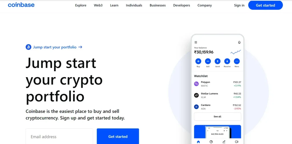 coinbase cryptocurrency exchanges