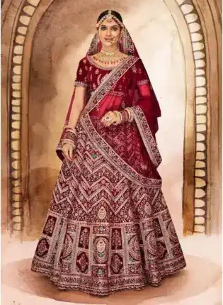 bridal lehenga choli design