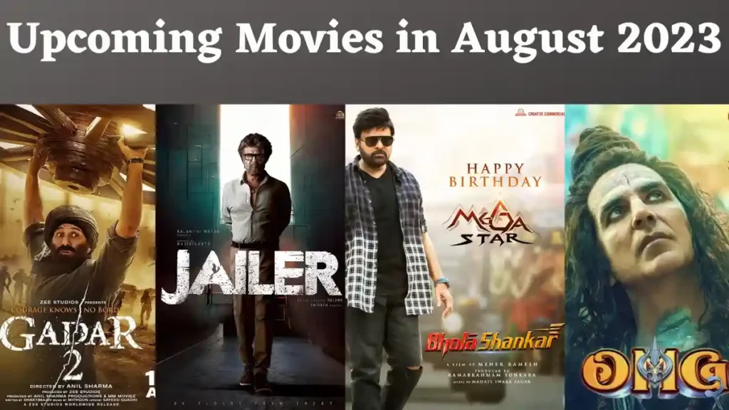Upcoming Movies in August 2023