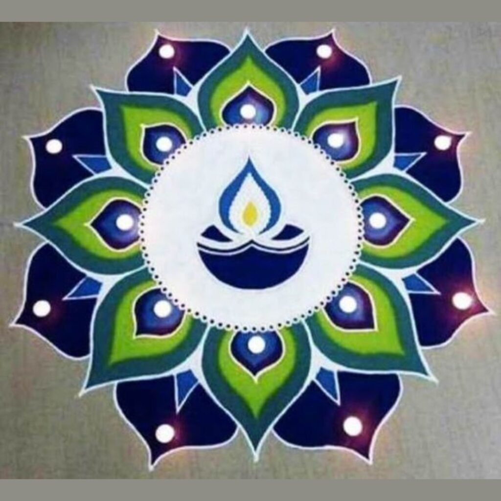 Simple Rangoli Design 