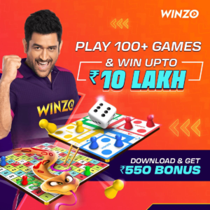 Download Winzo App & Get a Joining Bonus of ₹550 Free