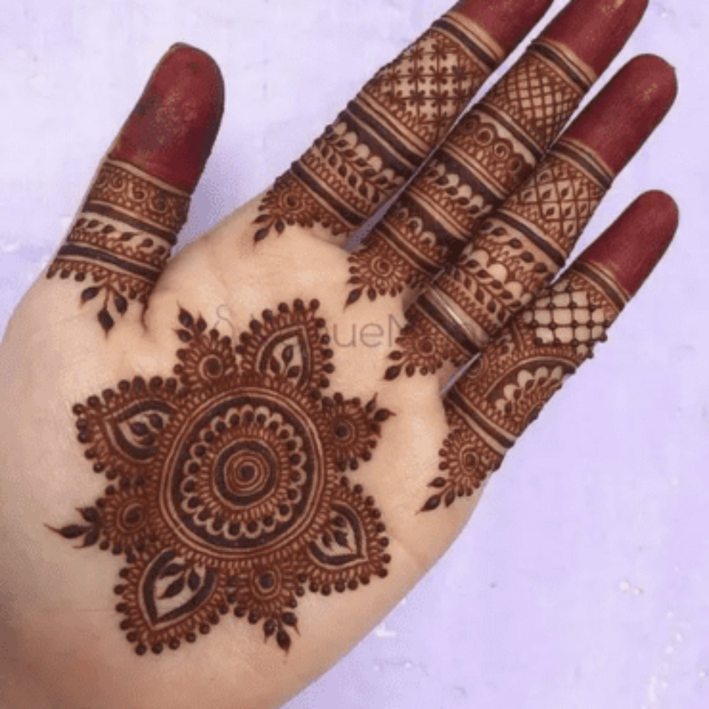 Front Hand Mehndi Design