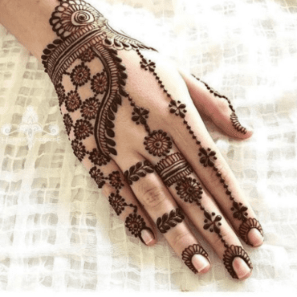 Best Front Hand Mehndi Design