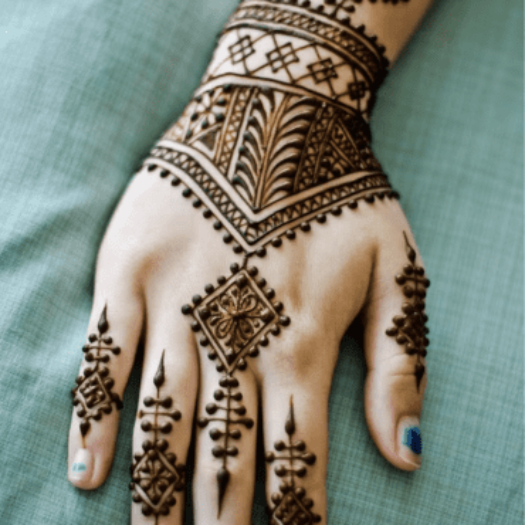 Back Hand Moroccan Mehndi Designs