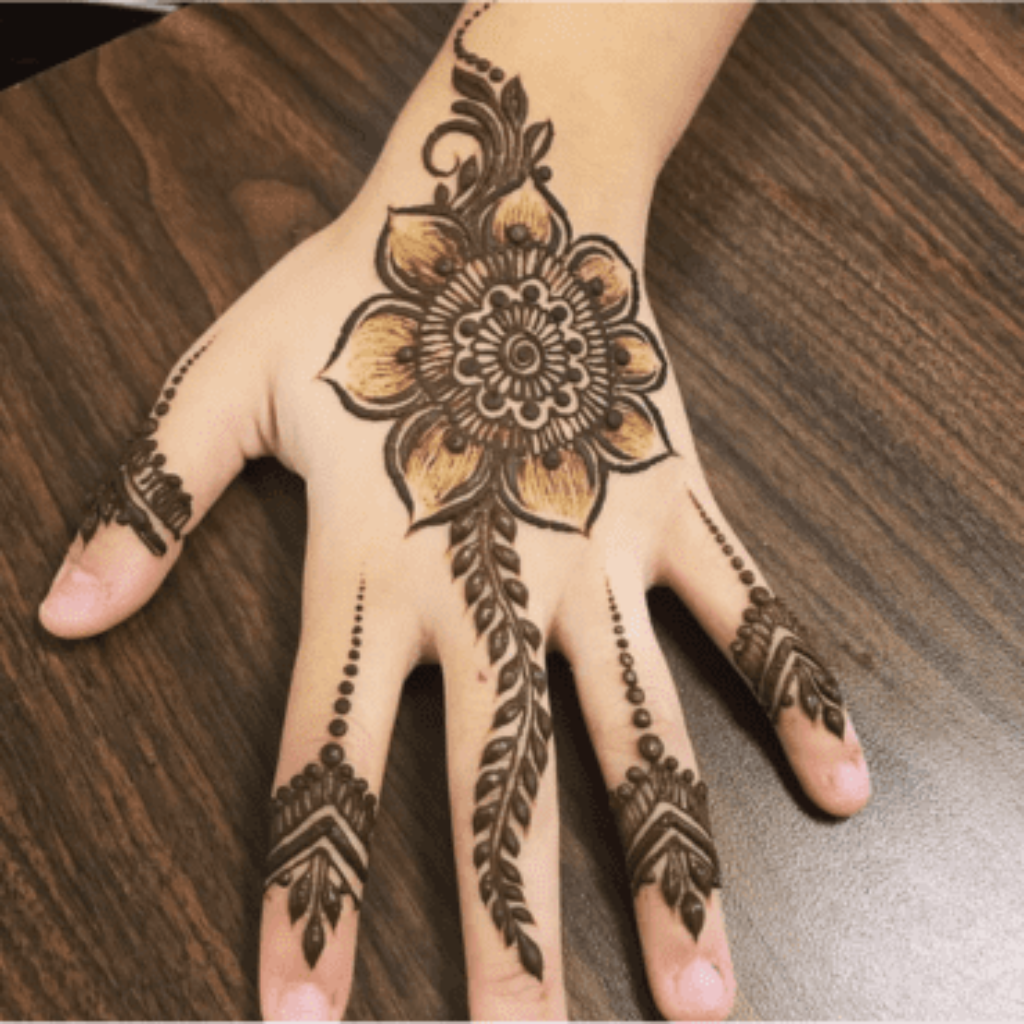 Back Hand Moroccan Mehndi Designs