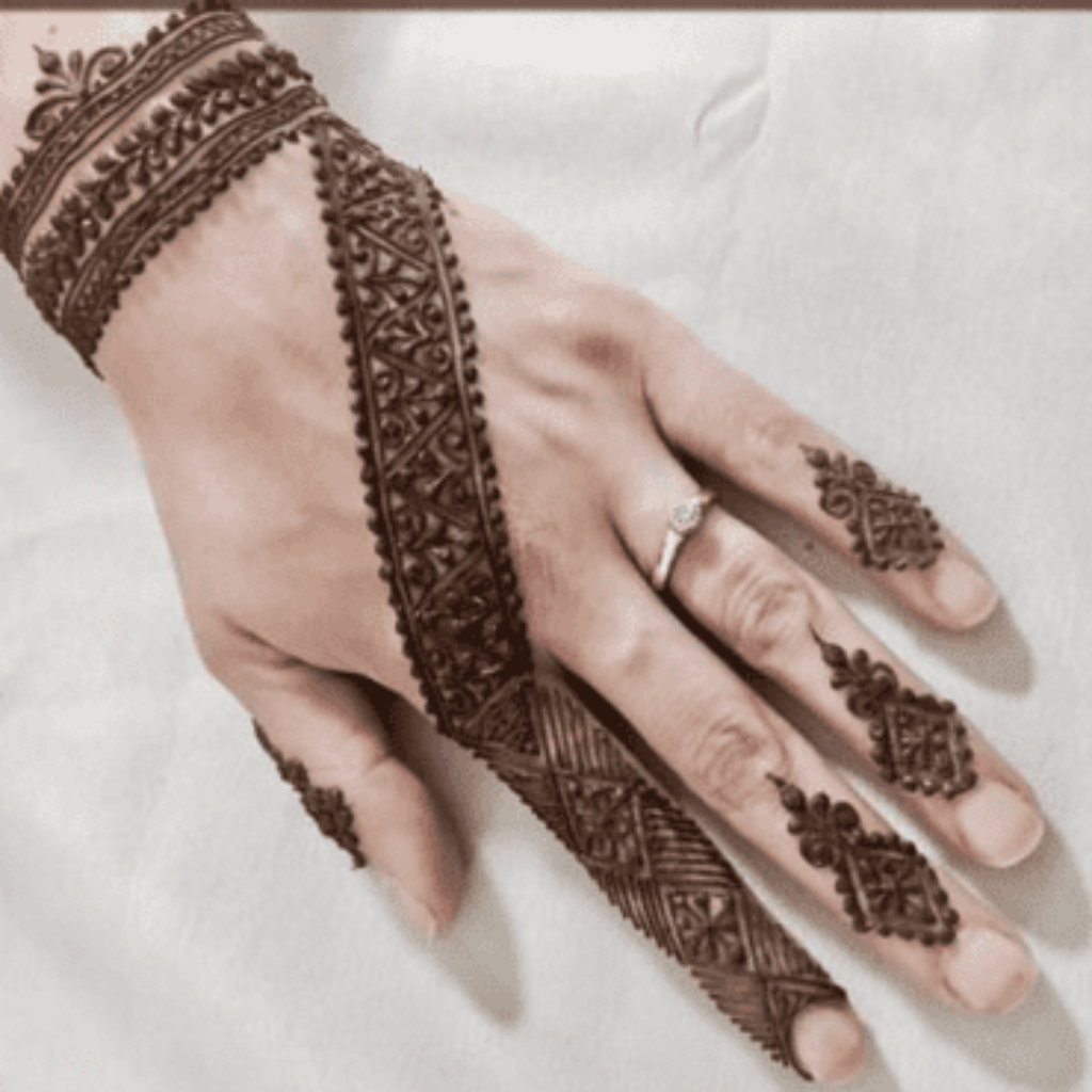 Back Hand Moroccan Mehndi Designs