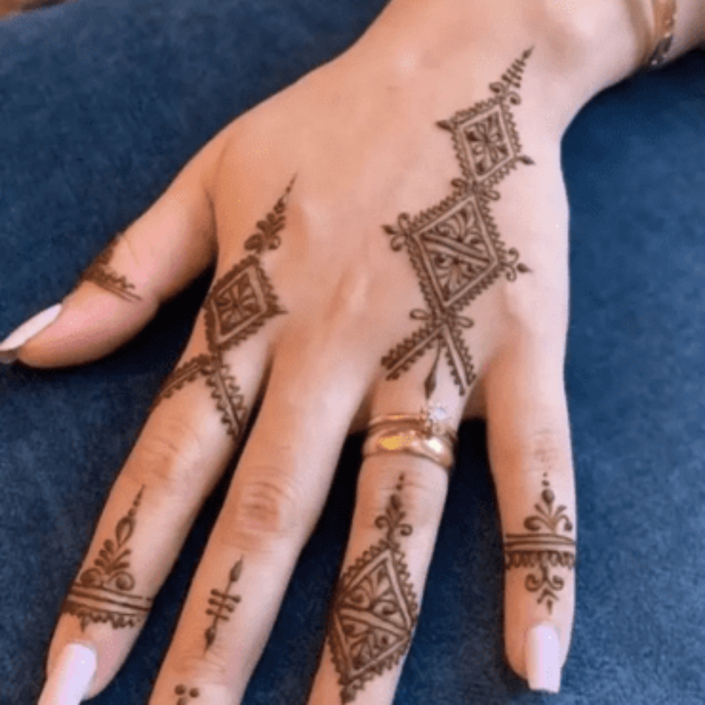 Back Hand Moroccan Mehndi Designs