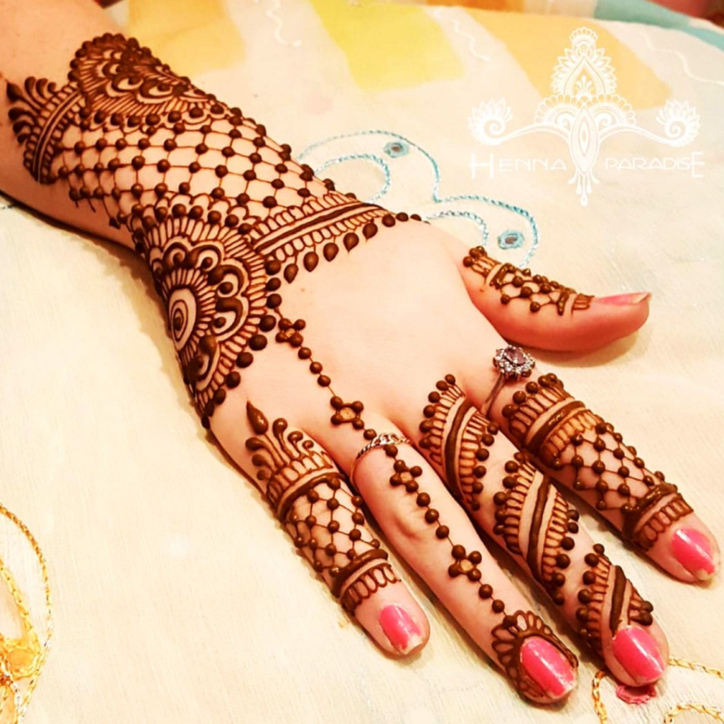 Back Hand Mehndi Designs