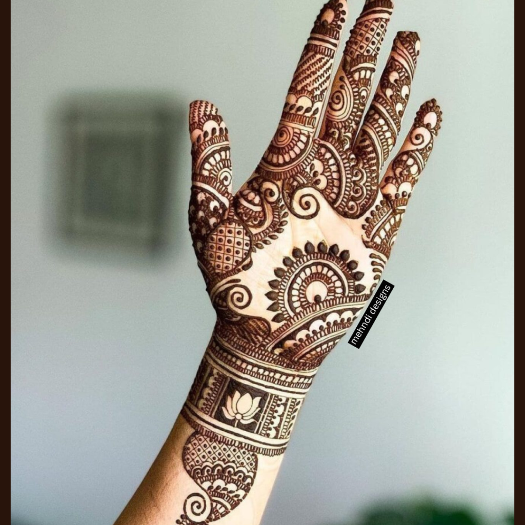 Front Hand Mehndi Design