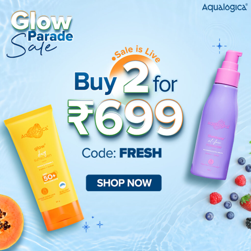 Aqualogica Glow Parade Sale