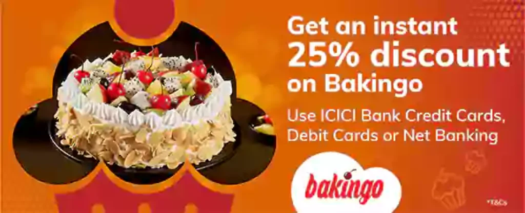 ICICI Bank Credit Card - Bakingo
