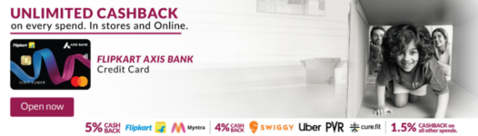 Flipkart Credit Card by Axis Bank