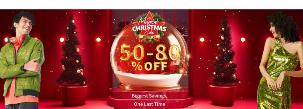 Myntra Christmas Sale