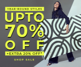 EOSS – Up to 70% OFF + Extra 20% OFF