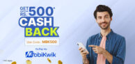 Get Up to ₹500 Cashback on Orders