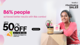 Get Up to 50% OFF + Extra ₹100 OFF on Your Order